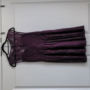 Express Dress Purple Lace